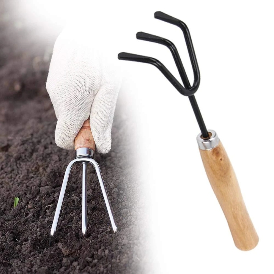 474 Hand Cultivator (Steel, Black)