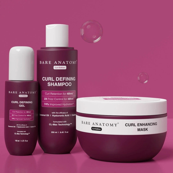 Curl Defining Kit - (Shampoo | Hair Mask | Gel)