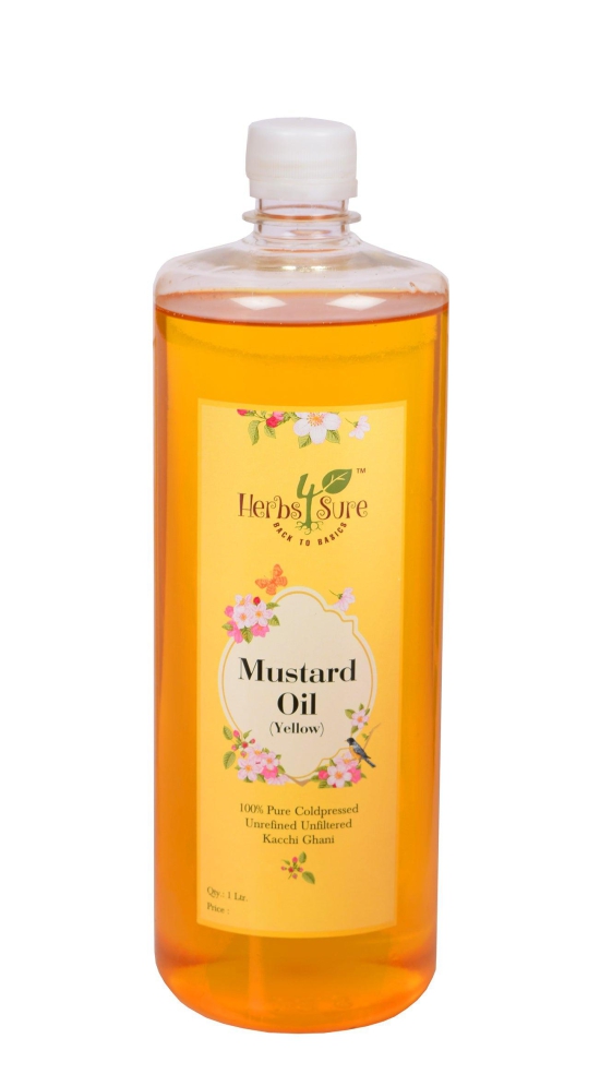 COLD PRESSED WOOD PRESSED YELLOW MUSTARD SEED OIL