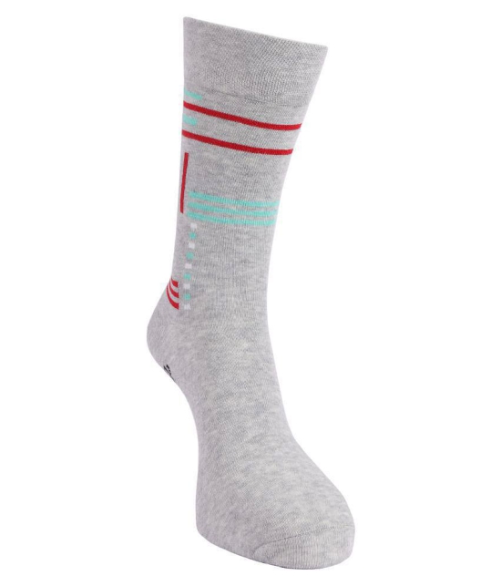 Dollar - Cotton Mens Printed Multicolor Full Length Socks ( Pack of 3 ) - Multi