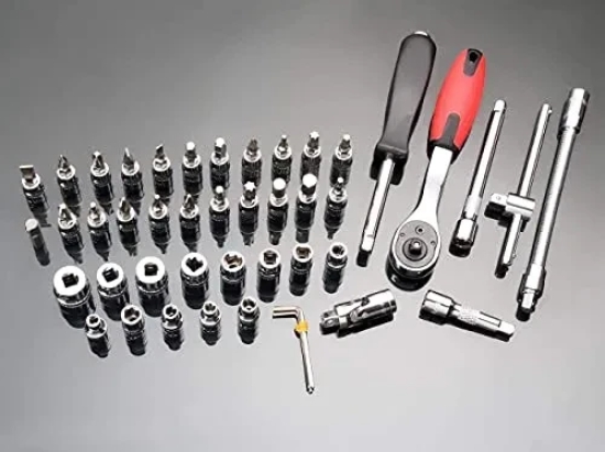 46 in 1 Pcs Tool Kit & Screwdriver and Socket Set