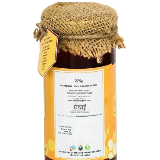 Sanatan Organic Monoflora Ajwain Honey- 275 gms