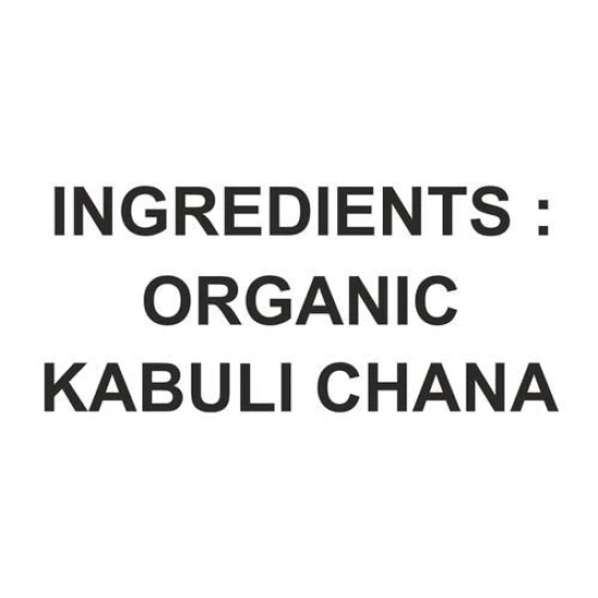 Pusht Organic Kabuli Chana, 500 Gm