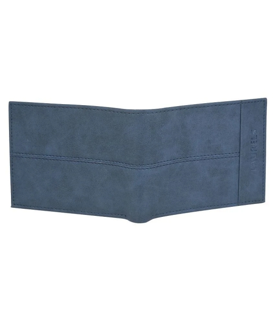 Laurels PU Blue Casual Regular Wallet