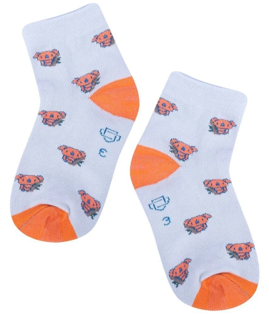 Dollar Multicolor Cotton Blend Boys Ankle Length Socks ( Pack of 5 ) - 5-6 years