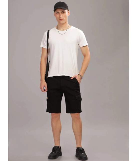 Paul Street Black Linen Mens Chino Shorts ( Pack of 1 ) - None