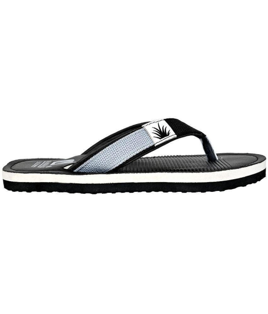 GRASS WALK - Black Men's Thong Flip Flop - None