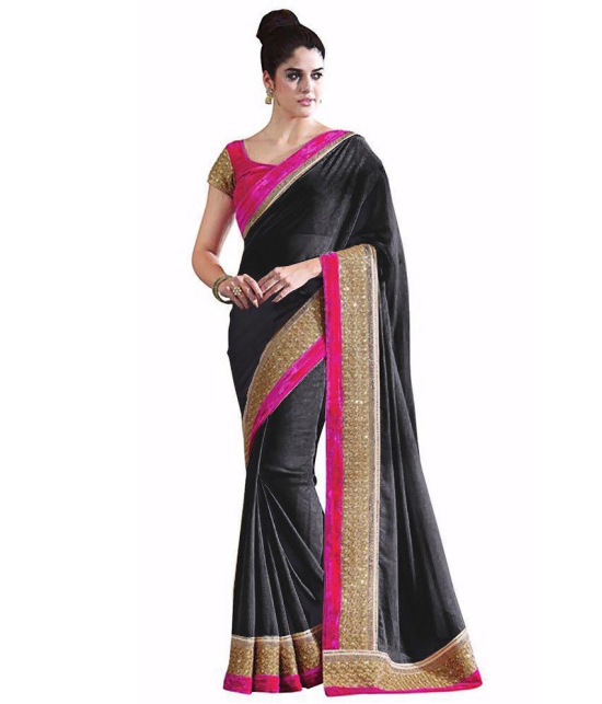 Av Fashion Grey Chiffon Saree