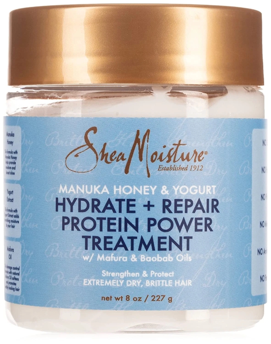 Shea Moisture - Manuka Honey & Yogurt - Hydrate + Repair Protein Strong Treatment - 8 Oz