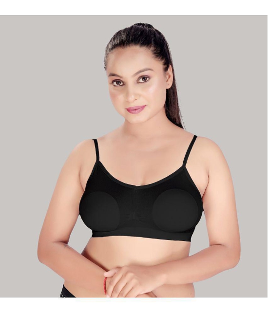 HAYA Multicolor Silk Non Padded Womens Cami bra ( Pack of 2 ) - None