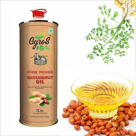 Stone Cold Pressed Black Mustard and Groundnut Oil Combo   | 2L + 2L  | Zero Adulteration| Sieve Filtered-2 Liter + 2 Liter