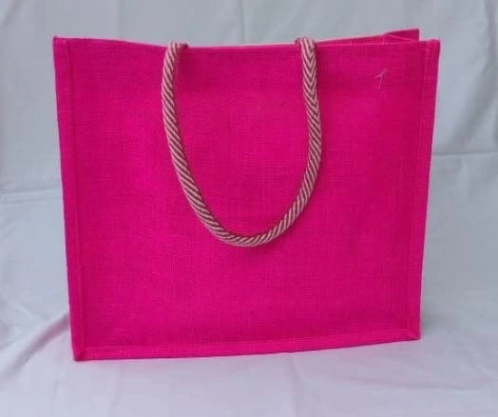 Jute Bag Pink Color