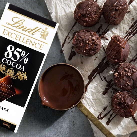 Lindt Excellence Dark 85% Cocoa, 100 Gm