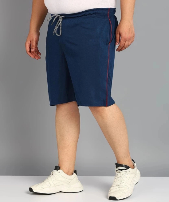 XFOX Blue Blended Mens Shorts ( Pack of 1 ) - None