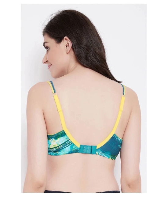 Clovia Polyamide T-Shirt Bra - Blue - 40B