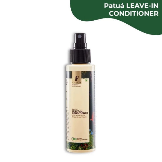 Pilgrim Patu? LEAVE-IN CONDITIONER for frizzy hair with amino acids & hydrolyzed protein|3-In-1 Conditioner that nourishes, detangles & protects| Conditioner for curly & wavy hair| Women & men| 100 ml