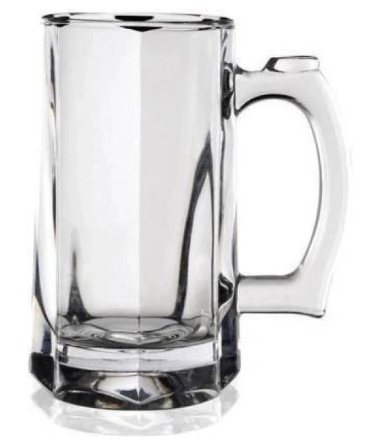 Somil Beer Mug Glasses Set,  400 ML - (Pack Of 2)