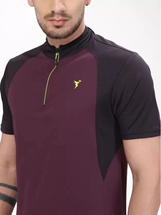 TECHNOSPORT Men T-Shirt BURGUNDY