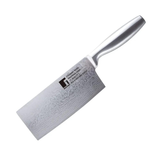 Bergner Argent Stainless Steel Chopper Knife with Matt Finish | Silver | 1 Pc