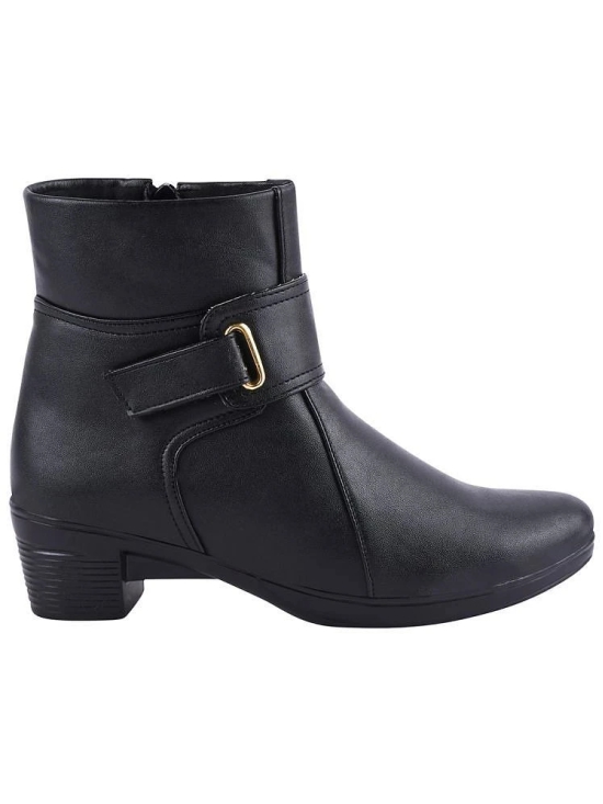 Shoetopia Black Womens Ankle Length Boots - None