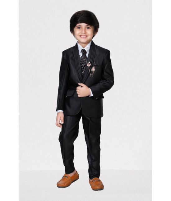 DKGF Fashion - Black Polyester Boys Suit ( Pack of 1 ) - None