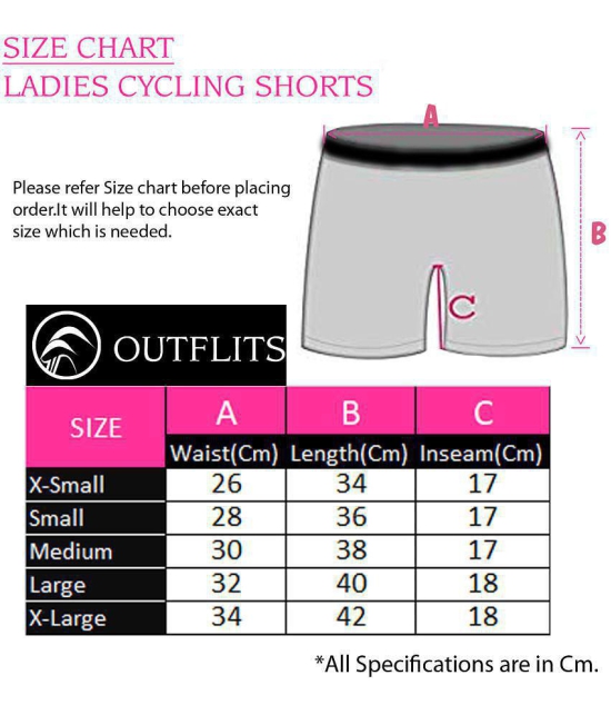 Outflits Multi Cotton Solid Shorts - Pack of 2 - XXL