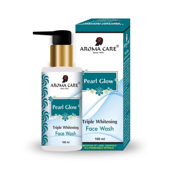 Aroma Care Pearl Glow Triple Whitening Face Wash, 100 gm