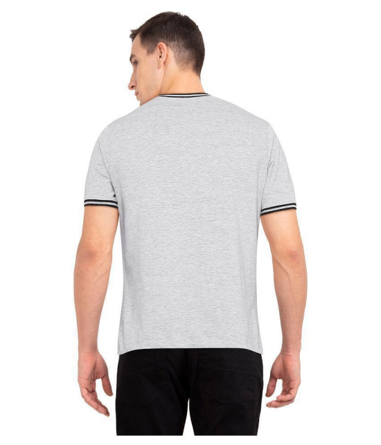 Ruggers Polyester Grey Solids T-Shirt - None