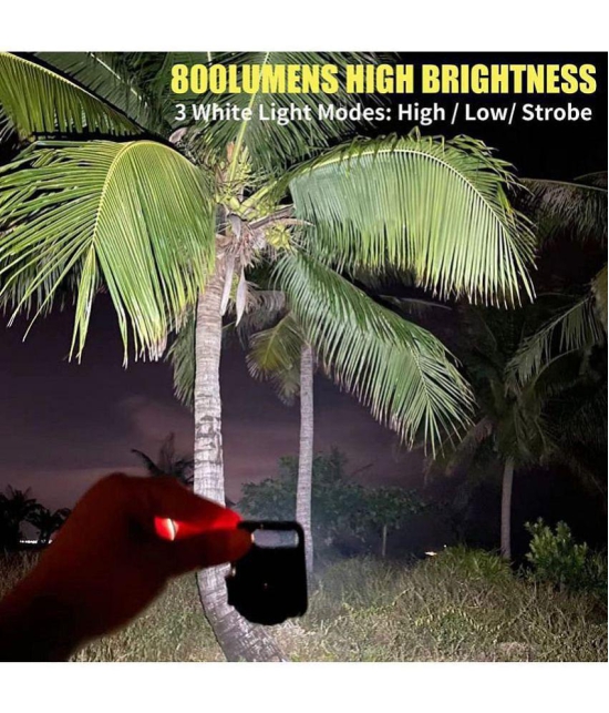 COB - Mini LD Flashlight Rechargeable Keychain 