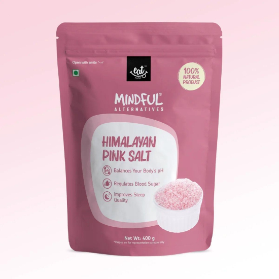 Himalayan Pink Salt | Pink Rock Salt | Sendha Namak- EAT Anytime 400g