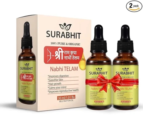 Ayurvedic Ramban Multi-Benefit Nabhi Oil (Limited Time Offer- BUY 1 GET 1 FREE) (Belly Button Oil)