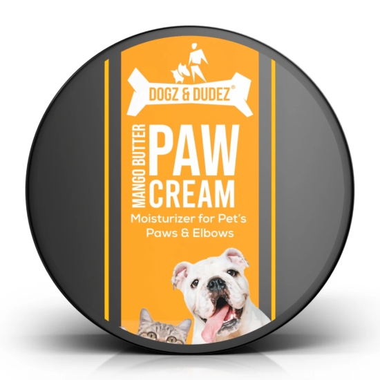 DOGZ  DUDEZ Mango Butter Paw Cream for Dogs and Cats-75g