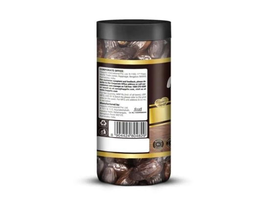 Happilo Premium Black Dry Dates Jar 400g