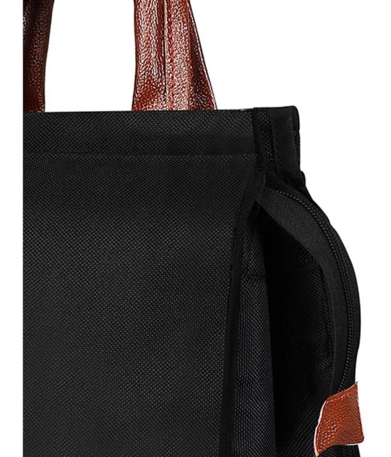 GEEO Black Lunch Bags ( 1 Pc ) - Black