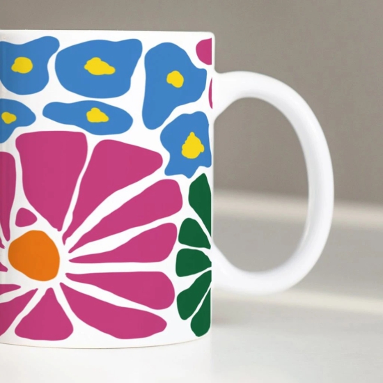 Pink Blossom Ceramic coffee Mug