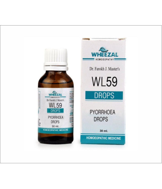 Wheezal WL-59 Pyorrhoea Drops (30ml) (PACK OF TWO) Drops 30 ml