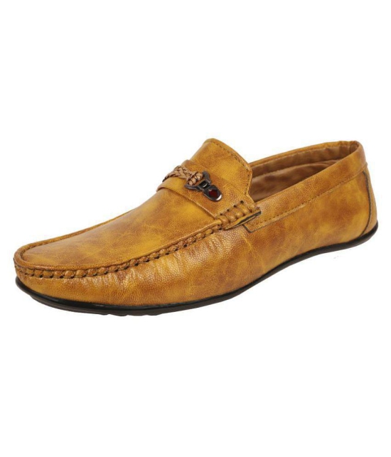 SHOES KINGDOM Yellow Loafers - 11