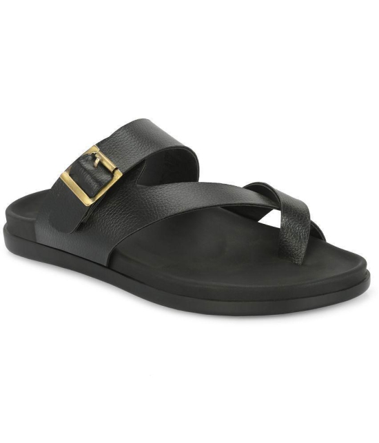 Leeport Black Men''s Daily Slipper - None