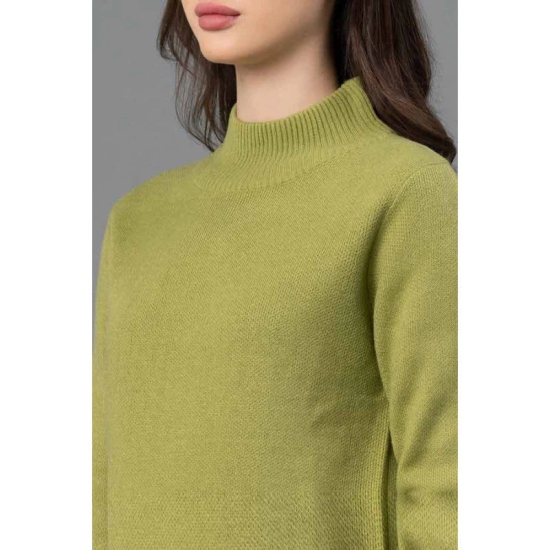 Mode By RedTape Women Green Solid Sweater