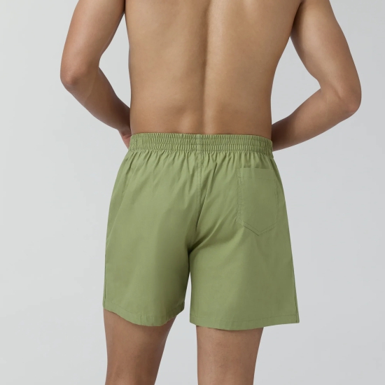 Pace Cotton Boxer Olive Green L