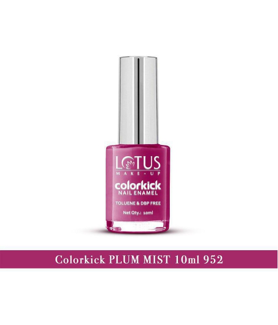 Lotus Makeup Colorkick Nail Enamel PLUM MIST 952, 10ml