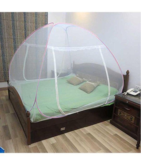 Healthgenie Double Bed Mosquito Net - Pink