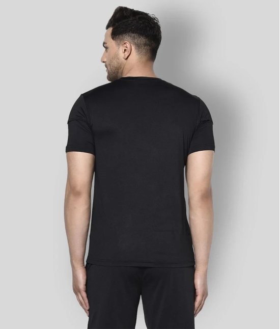 Glito - Black Polyester Regular Fit Mens Sports T-Shirt ( Pack of 1 ) - None