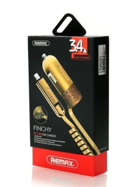 Remax Finchy RC-C103 Car Charger 3.4A (Gold)