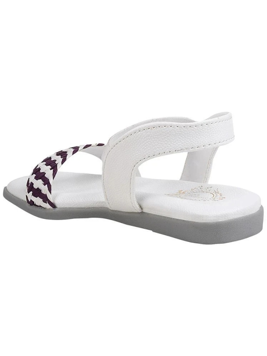 Shoetopia White Womens Flats - None