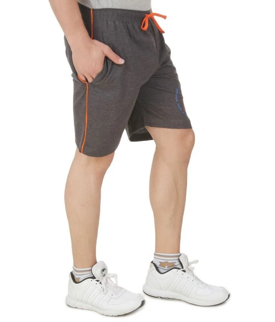 Athletico - Grey Cotton Mens Shorts ( Pack of 1 ) - M