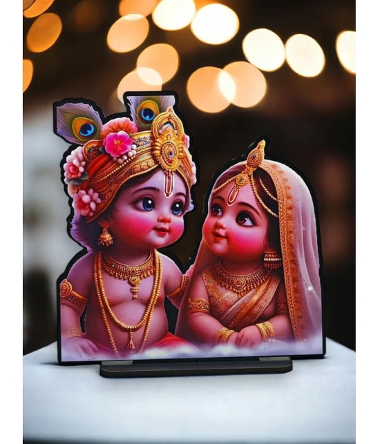 Saf Wood Radha Krishna Idol ( 22 cm )