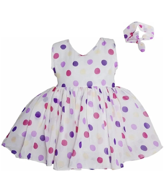 harshvardhanmart.com - Georgette Purple Baby Girl Frock ( Pack of 2 ) - None