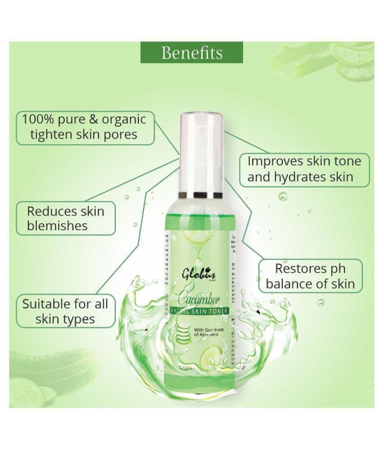 Globus Naturals Cucumber Facial Skin Tonic 100 mL