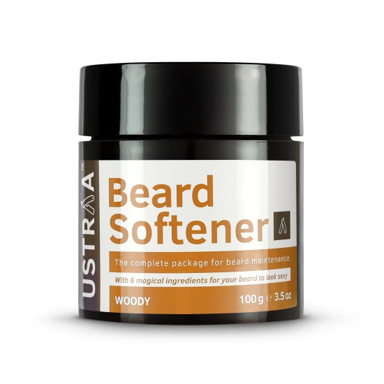 Ustraa Beard Softener Woody for Beard Care  100g